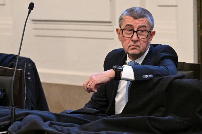 Andrej Babiš před soudem kvůli dotační kauze Čapí hnízdo.