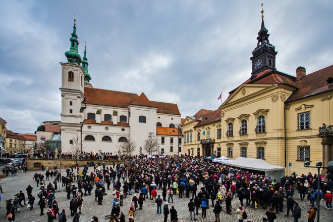 Setkání předsedy hnutí ANO Andreje Babiše s občany