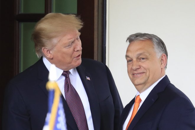 Donald Trump a Viktor Orbán