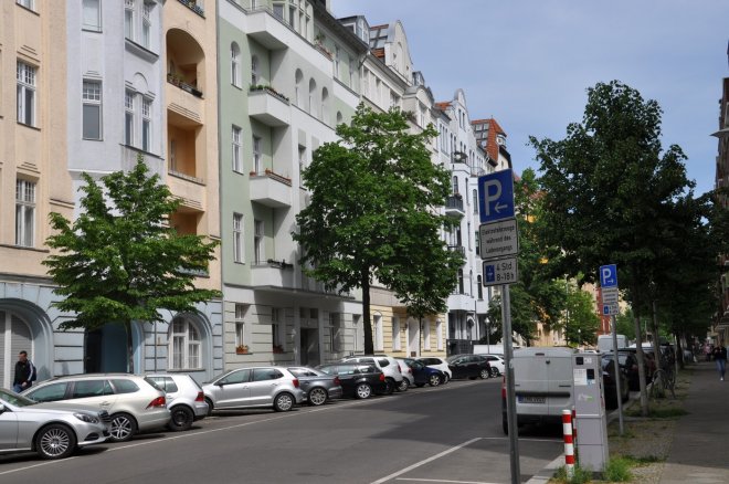 Ulice Thomasiusstrasse v Berlíně