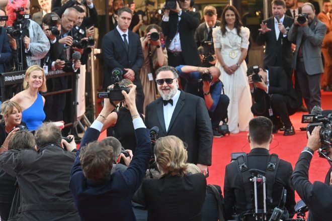 Jedním z hlavních hostů letošního filmového festivalu v Karlových Varech byl herec Russell Crowe