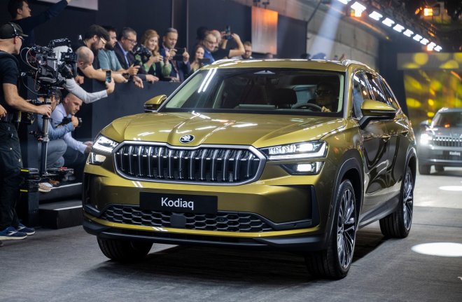 Světová premiéra. Nový Kodiaq s hybridním pohonem budil v Berlíně zvědavost návštěvníků