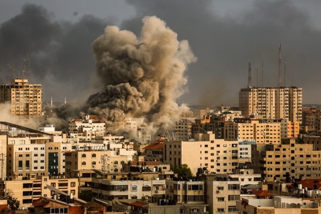 Pásmo Gazy čelilo i dnes v noci bombardování ze vzduchu