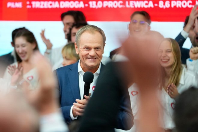 Šéf Občanské koalice a polský premiér z let 2007 až 2014 Donald Tusk