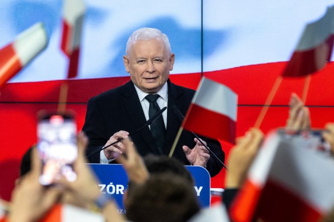 Šéf strany PiS Jarosław Kaczyński