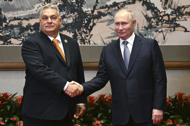 Maďarský prezident Viktor Orbán a ruský prezident Vladimir Putin