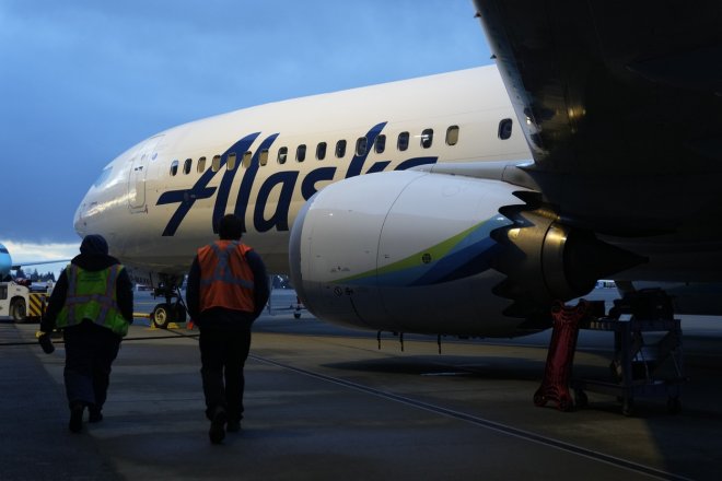 Letadlo Boeing 737 MAX 9 aerolinek Alaska Airlines