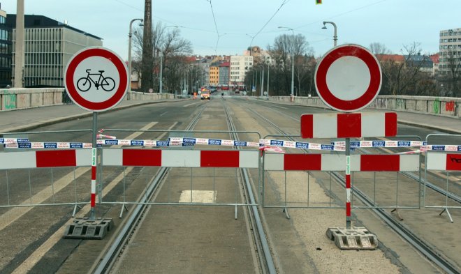 Libeňský most zůstane uzavřen několik týdnů