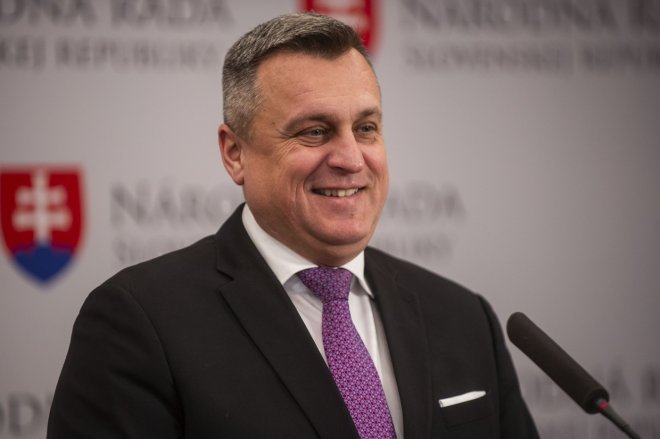 Šéf slovenské vládní strany SNS a místopředseda parlamentu Andrej Danko