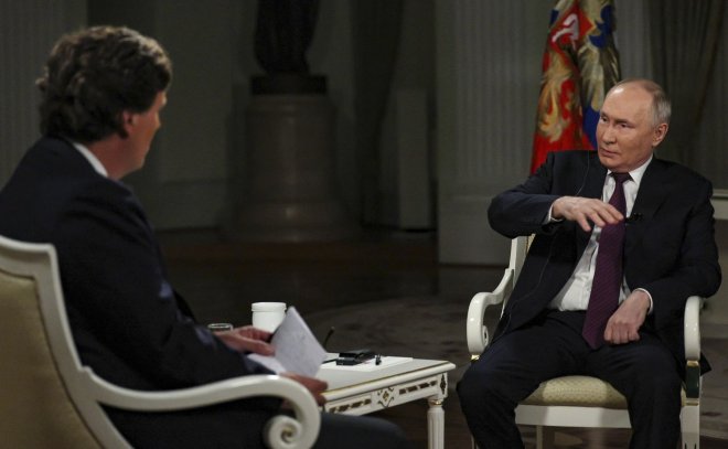 Putinův rozhovor u Moskvanů propadl. Dali přednost televizní zábavě