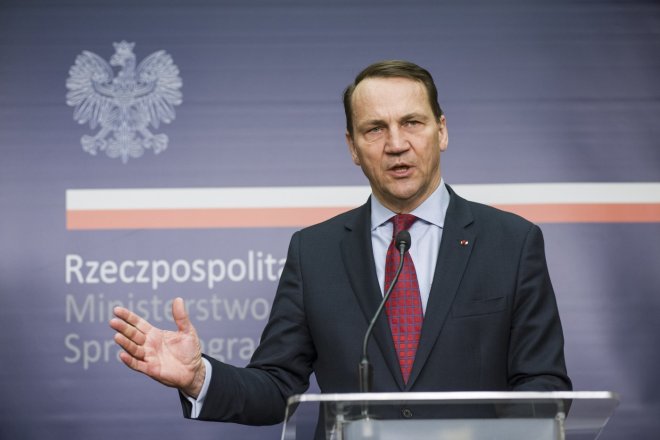 Polský ministr zahraničí Radosław Sikorski