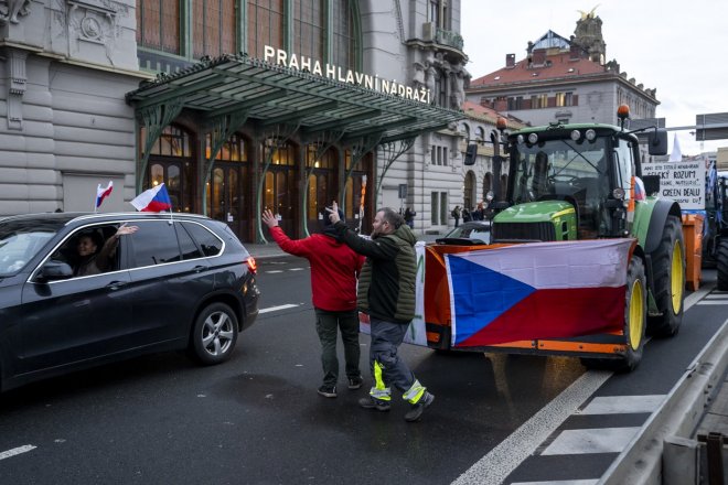 zemědělci, protest