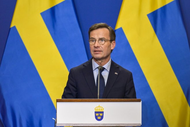 Švédský premiér Ulf Kristersson