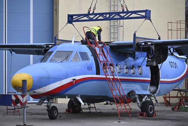 Letoun Máňa se po 40 letech vrátil z Pardubic do Kunovic