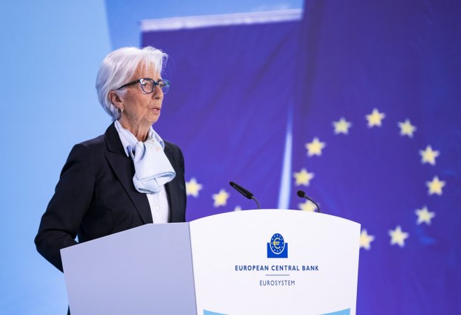 Prezidentka Evropské centrální banky (ECB) Christine Lagardeová
