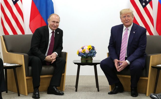 Ruský prezident Vladimir Putin a americký prezident Donald Trump
