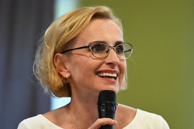 Europoslankyně Kateřina Konečná, volební lídr hnutí STAČILO!
