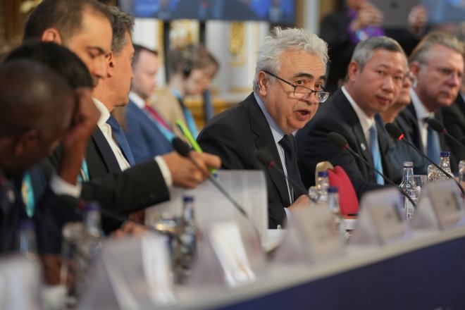 Agentura IEA kvůli válce navrhuje rekordní uvolnění ropných rezerv. Na snímku Fatih Birol, výkonný ředitel IEA