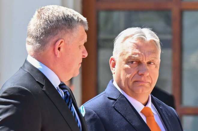 Viktor Orbán a Robert Fico