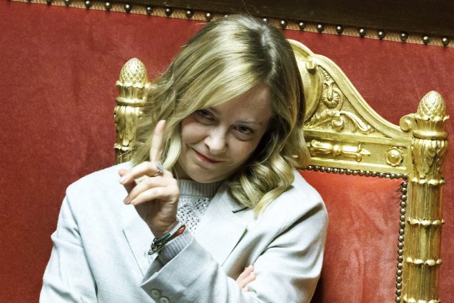 Italská premiérka Giorgia Meloniová