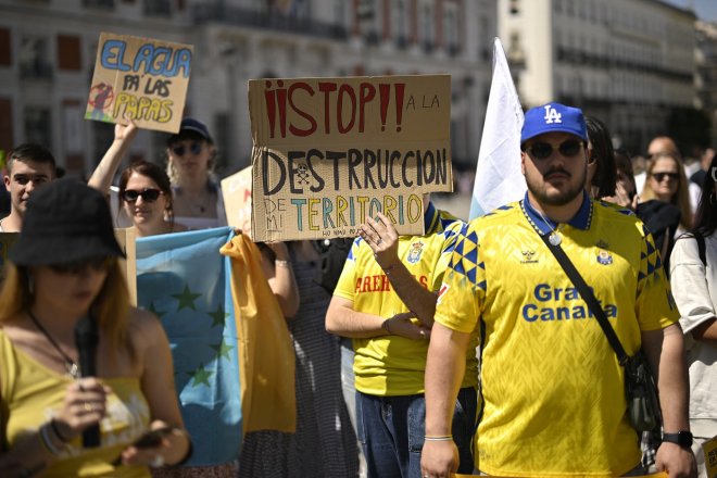 Protesty na Kanárských ostrovech