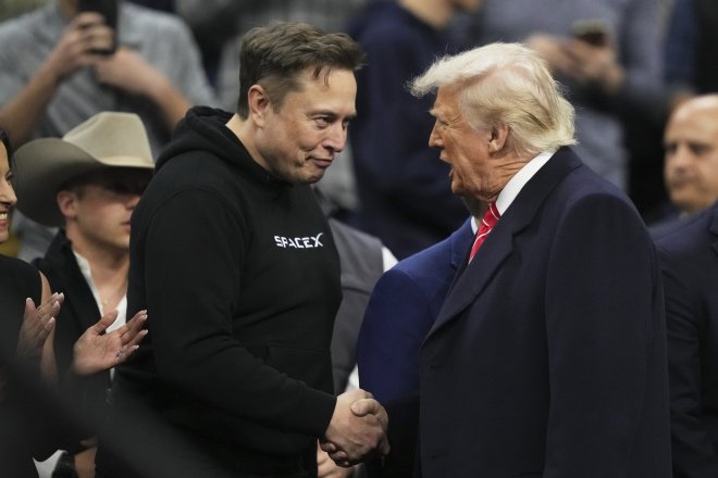 Elon Musk a Donald Trump