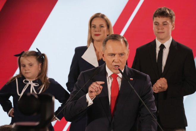 Nově zvolený polský prezident Karol Navrocki