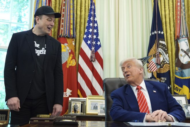 Elon Musk a Donald Trump