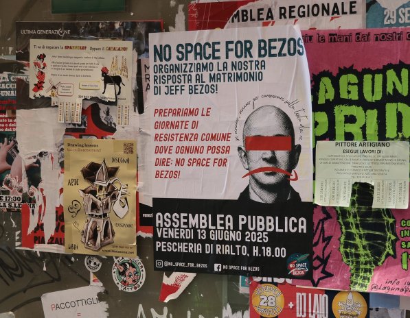Benátky rozděluje Bezosova svatba, radnice jí vítá, dle aktivistů je to arogance
