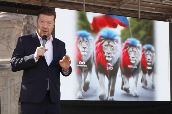 Tomio Okamura zahajuje kampaň