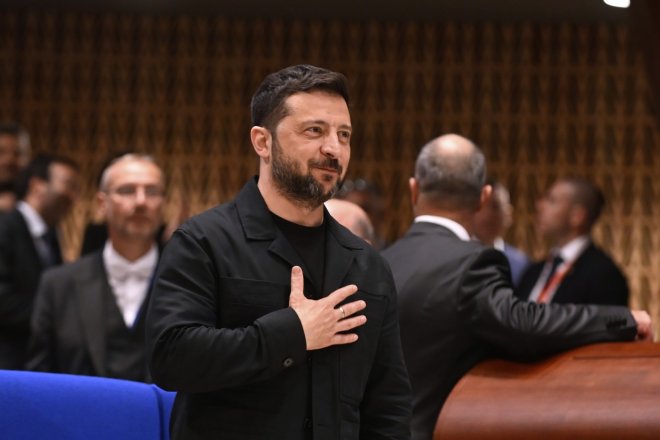 Ukrajinský prezident Volodymyr Zelenskyj