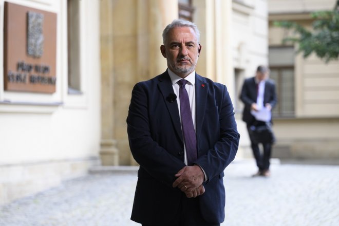Předseda Českomoravské konfederace odborových svazů (ČMKOS) Josef Středula