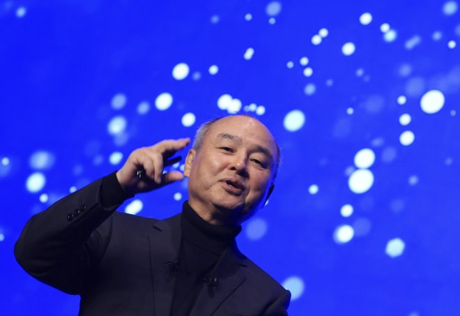 Šéf SoftBank Masajoši Son
