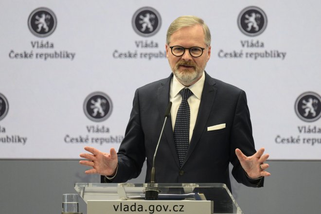 Premiér Petr Fiala (ODS)
