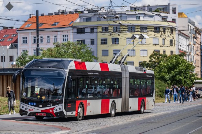 Trolejbus v Praze