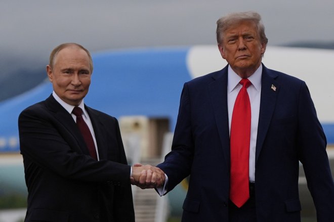 Vladimir Putin a Donald Trump