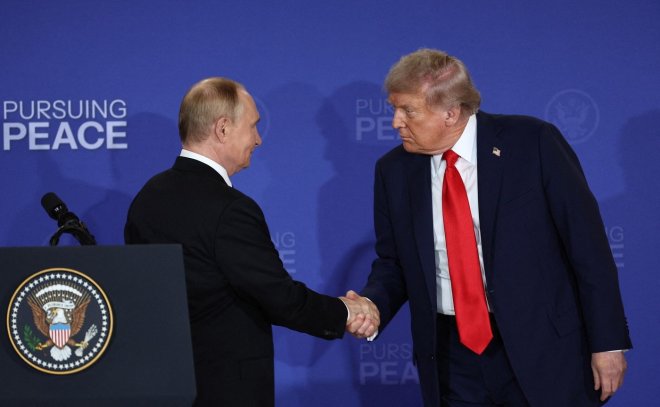 Ruský prezident Vladimir Putin a americký prezident Donald Trump