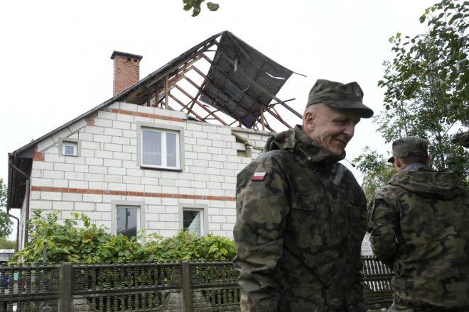 Zásah ruského dronu v Polsku