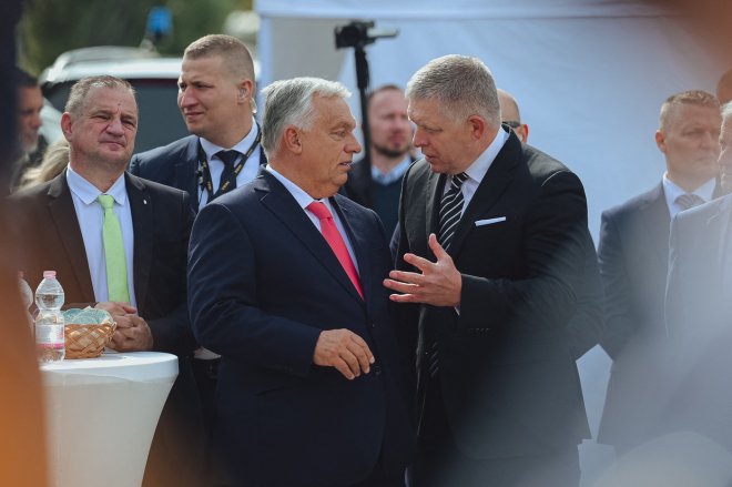 Viktor Orbán a Robert Fico