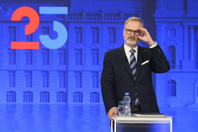 Český premiér Petr Fiala (ODS)
