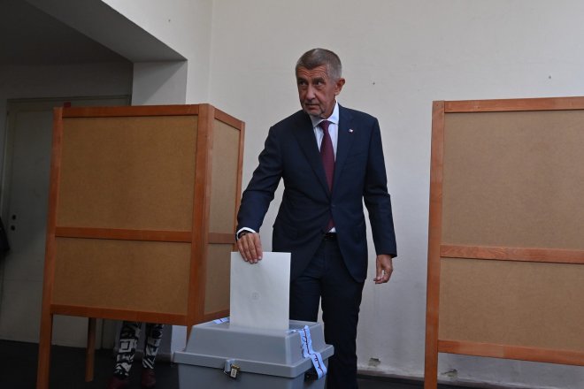 Andrej Babiš odvolil v Ostravě.