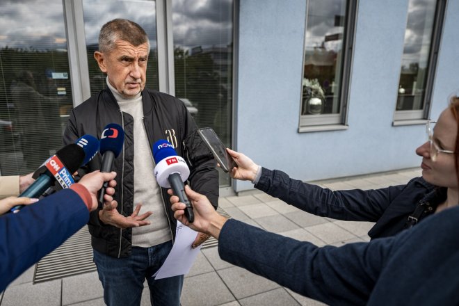 Andrej Babiš představuje část povolebního vyjednávání