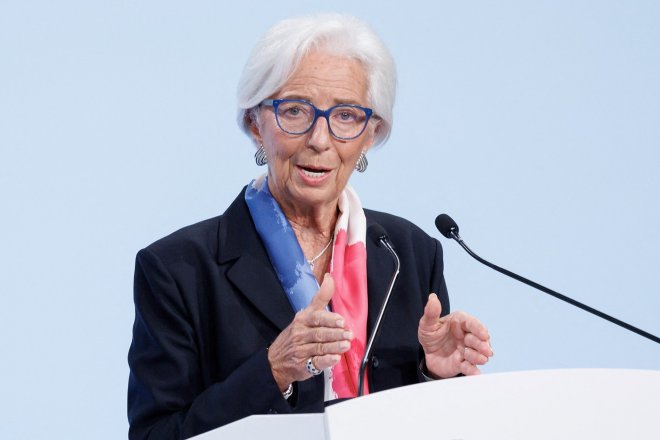 Prezidentka Evropské centrální banky (ECB) Christine Lagardeová