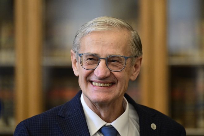 Jiří Zima, nový rektor Univerzity Karlovy