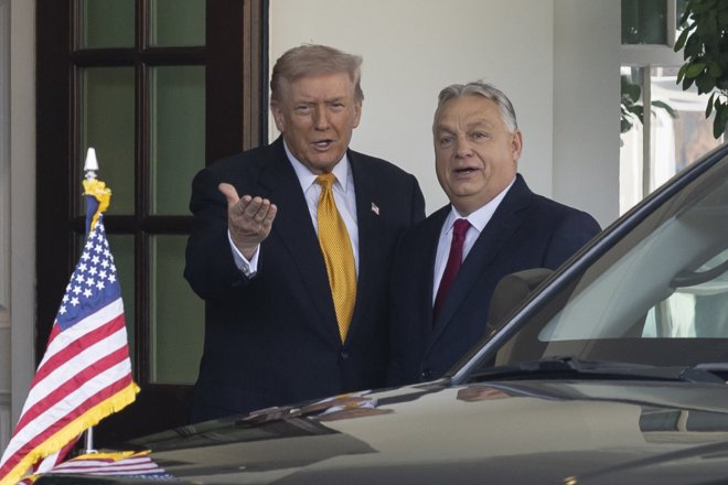 Viktor Orbán a Donald Trump