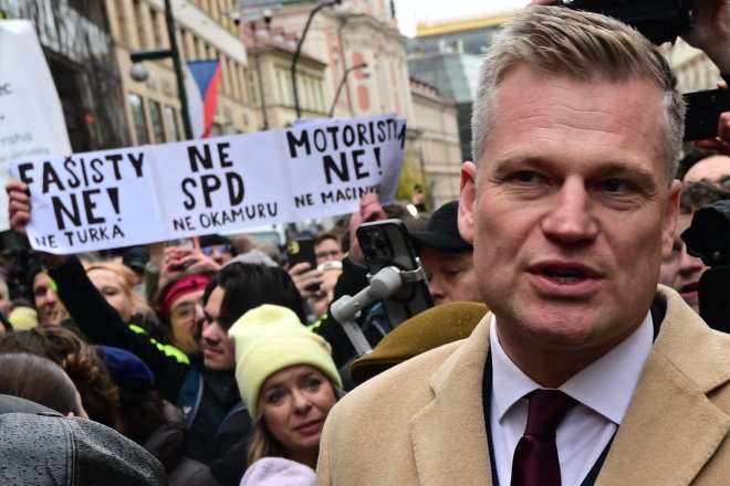 Filip Turek na Národní třídě