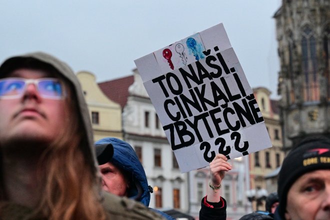 Demonstrace Milion chvilek na Staroměstském náměstí