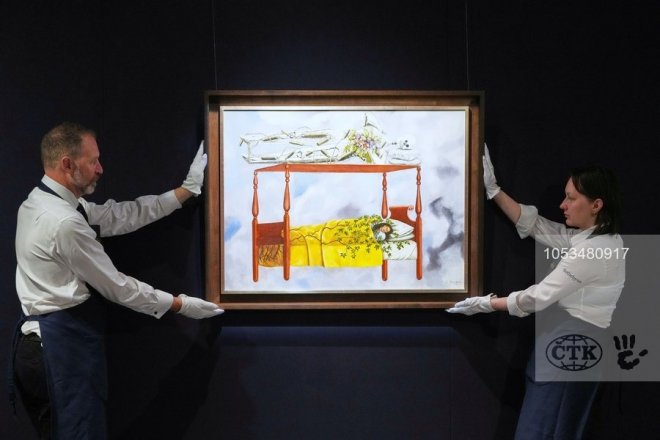 Obraz s názvem postel se v USA vydražil za 1,15 miliardy korun