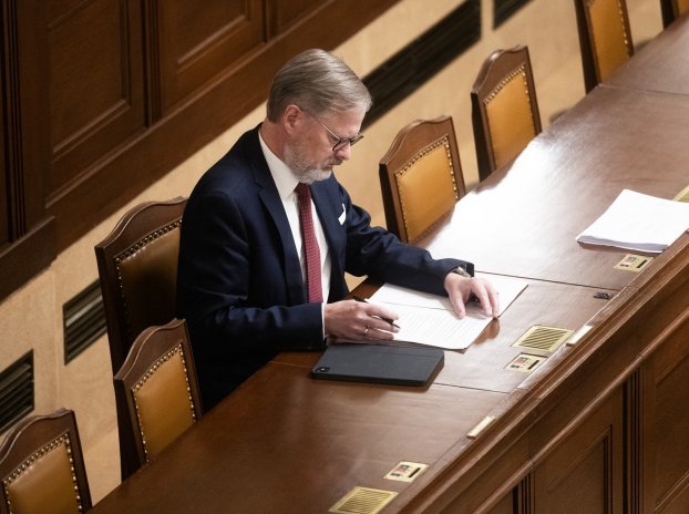 Premiér v demisi Petr Fiala (ODS)