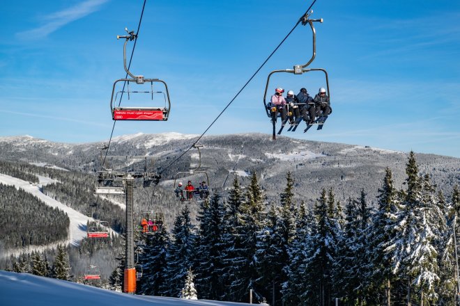 Lyžařský areál Svatý Petr v Krkonoších